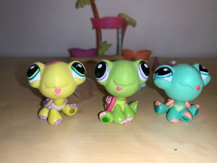Littlest Pet Shop Pet Triplets Turtles 2010 #1885-1887 - photo numéro 4