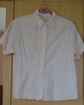 chemisier rose, taille 38/40