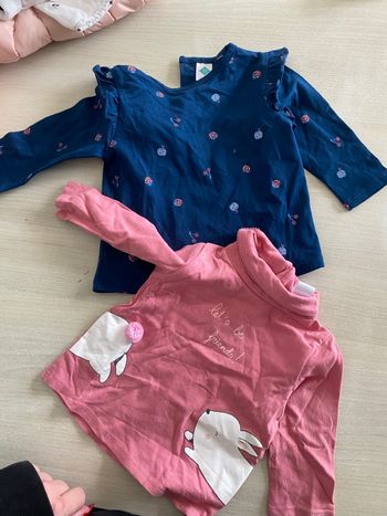 Lot t-shirt manche longue + col roulé