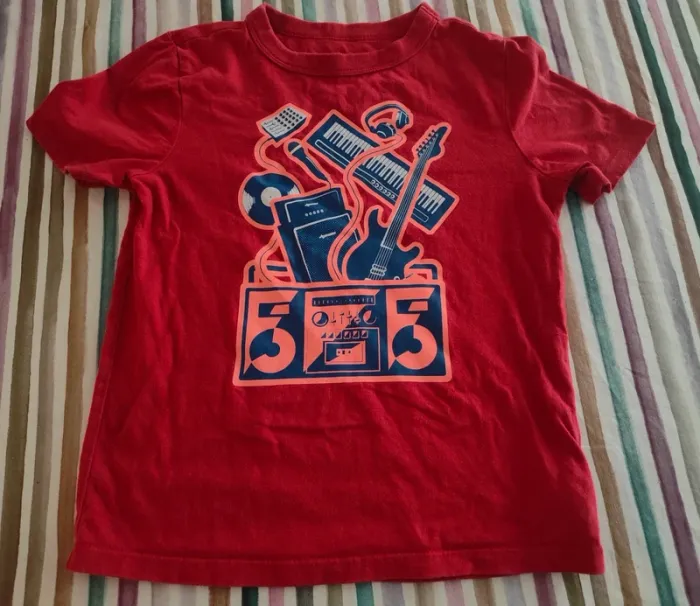 T-shirt Gap rouge 6-7 ans