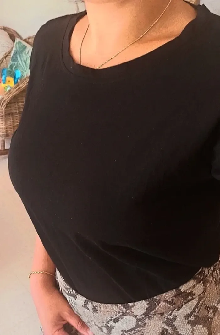 T shirt coton brassière  integrée - photo numéro 2