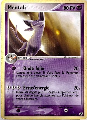 Nintendo Pokémon JCC Mentali EX Tempete de sable  (16/100)