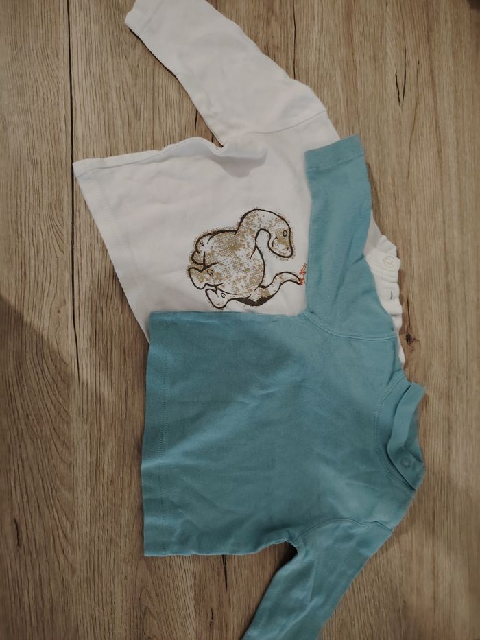 Lot 2 t-shirt manche longue