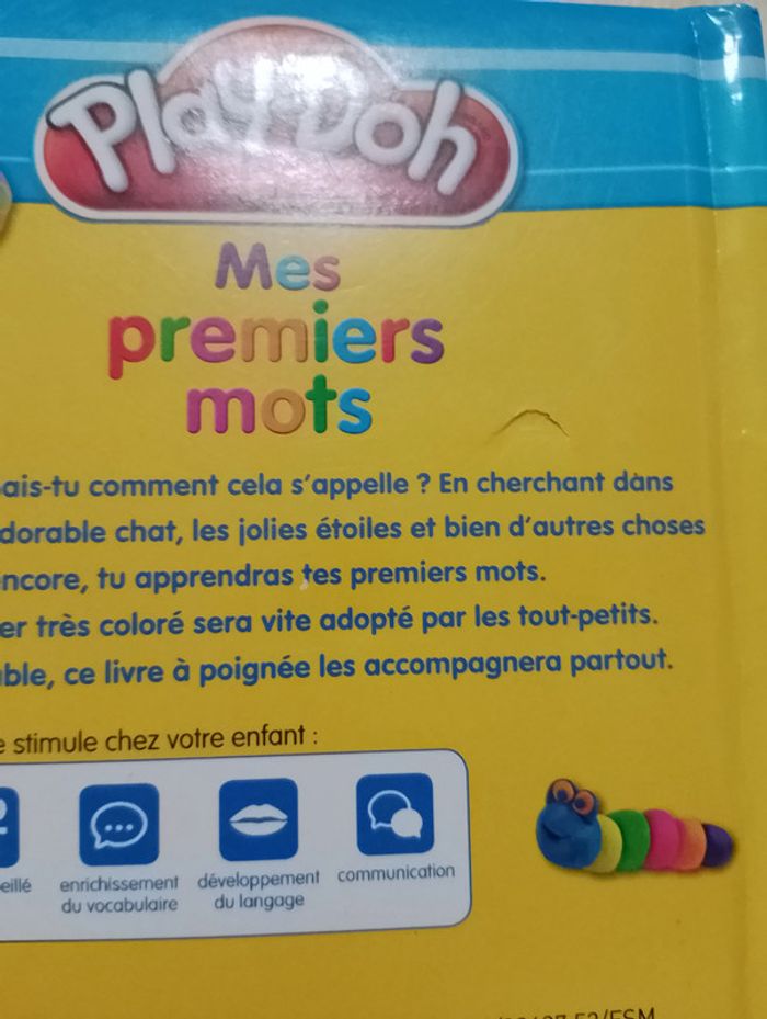 Play Doh Mes premiers mots livre imagier - photo numéro 4