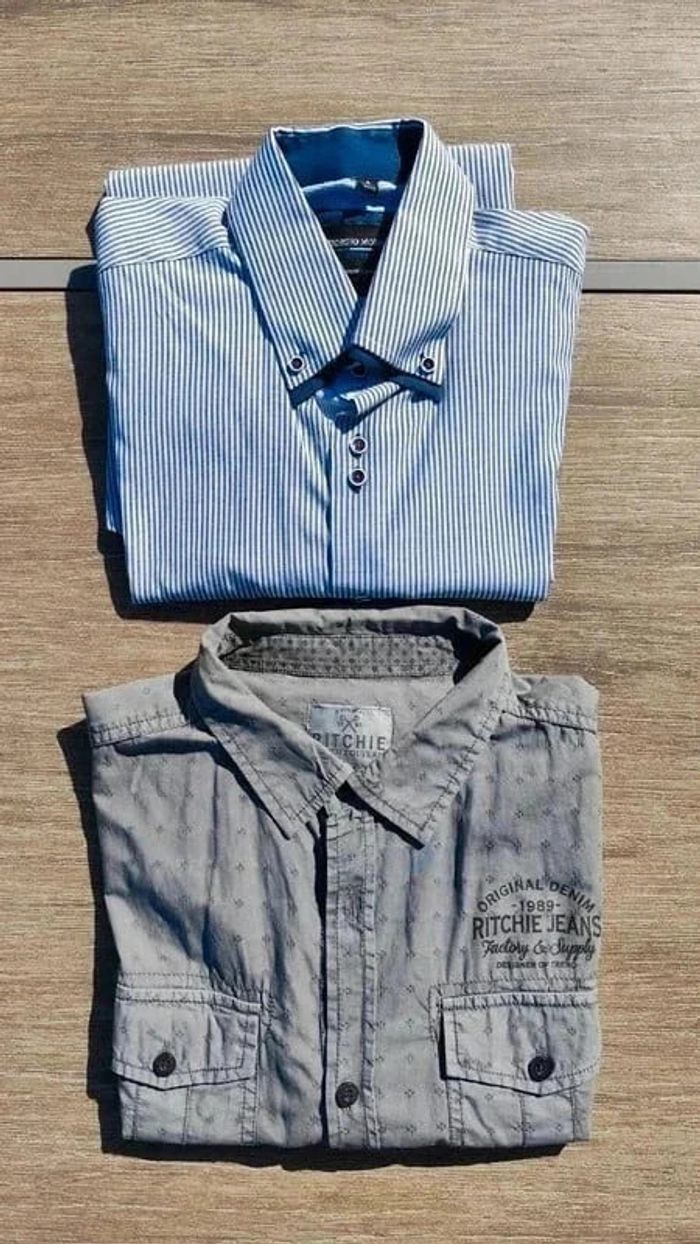 Chemise homme 40 - Ritchie Denim Couture - photo numéro 2