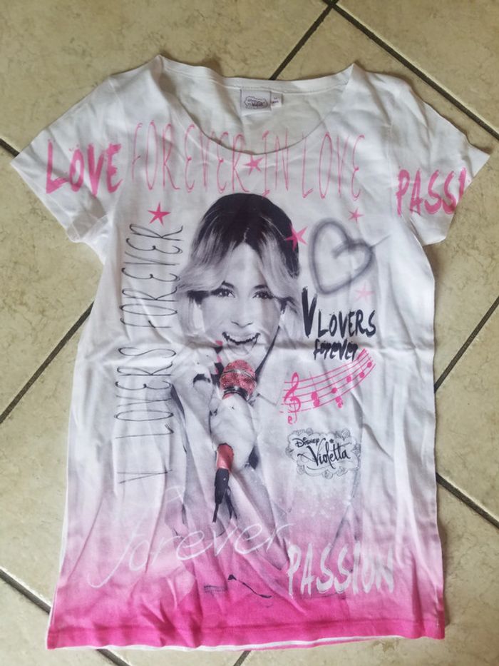 Tee-shirt violetta 12 ans