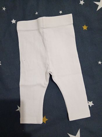 Legging blanc _ 3 mois