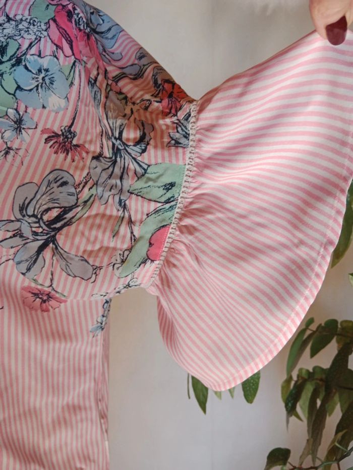 Chemise rayée ajouré - photo numéro 5