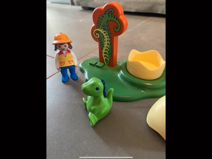 Paymobil 123- Exploratice et bébé dinosaure- 9121