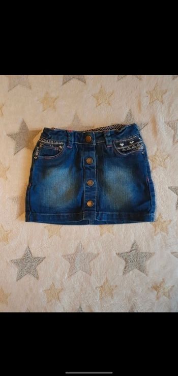 Jupe jupette en jeans