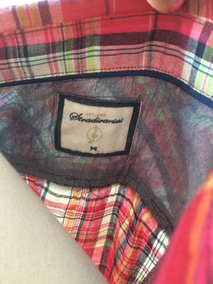 Chemise à carreaux Stradivarius neuve taille M - photo numéro 4