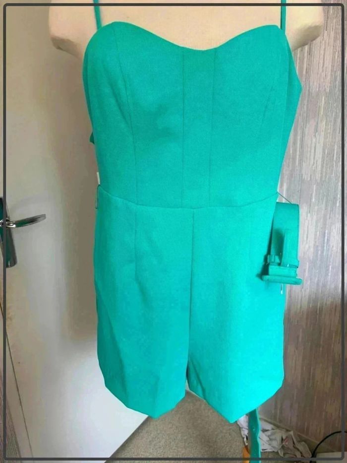 Combishort Oyster Vert d’eau taille 42 marque kookai neuve avec étiquette