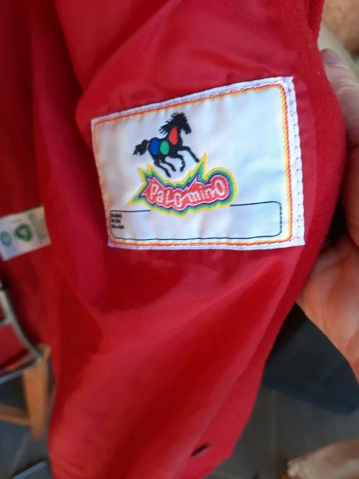 Manteau vintage rouge & écossais capuche amovible - photo numéro 8