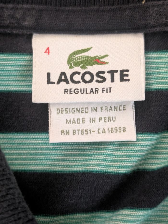 Polo Lacoste Taille 4 (M) - photo numéro 3