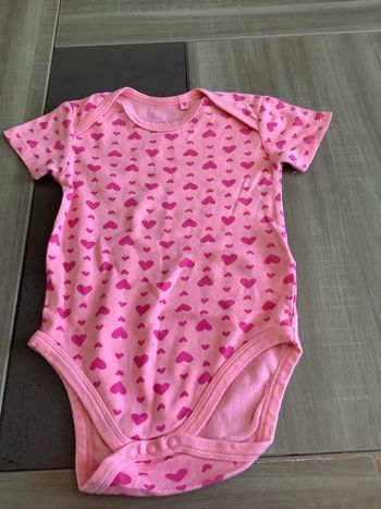 Body manche courte coton 3 ans