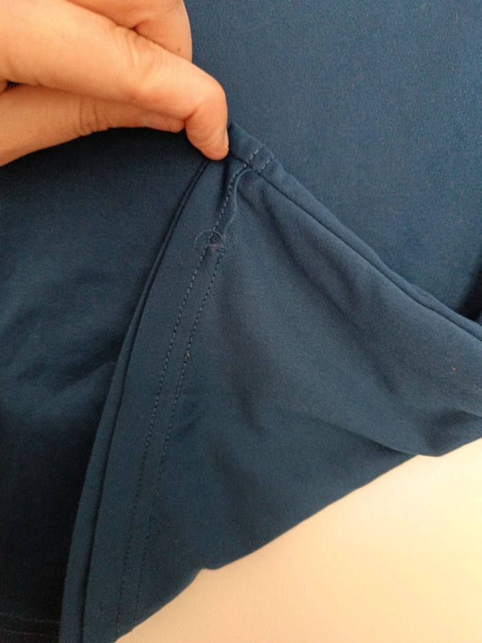 Tee-shirt foot , couleur bleu foncé - photo numéro 4