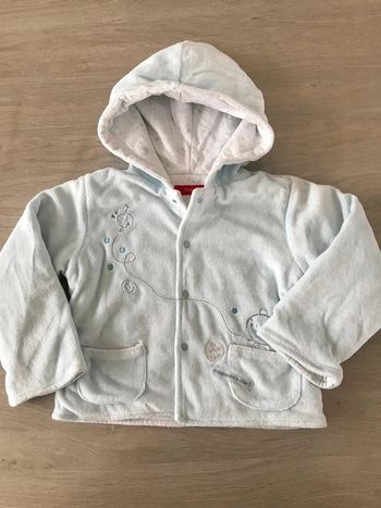 veste surpyjama velours à capuche