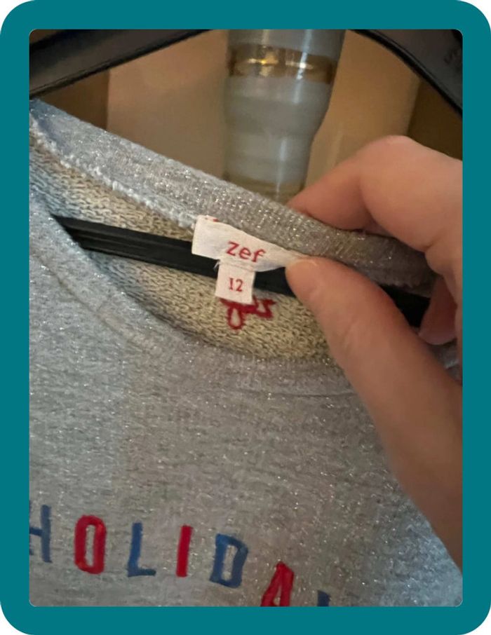 Sweatshirt Holidays lurex 12 ans - ZEF - photo numéro 3