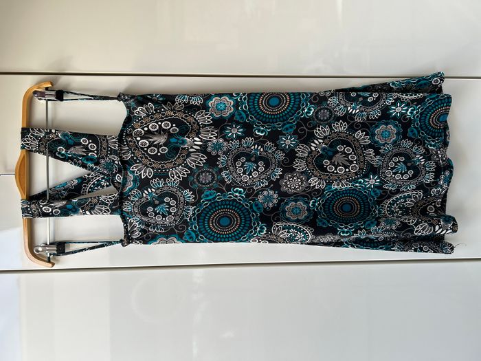 Robe noire turquoise - Taille Unique - photo numéro 3