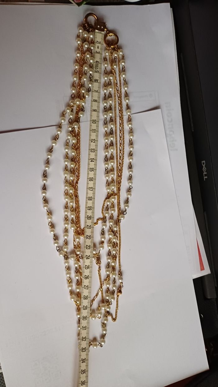 Collier sautoir style retro - photo numéro 2