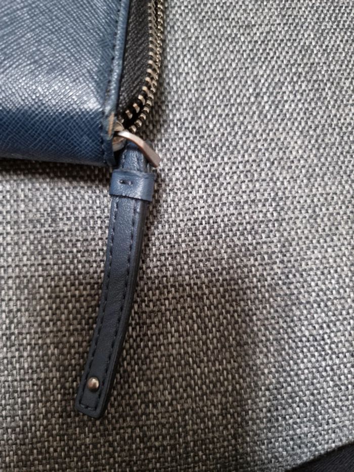 Portefeuille calvin klein bleu - photo numéro 2