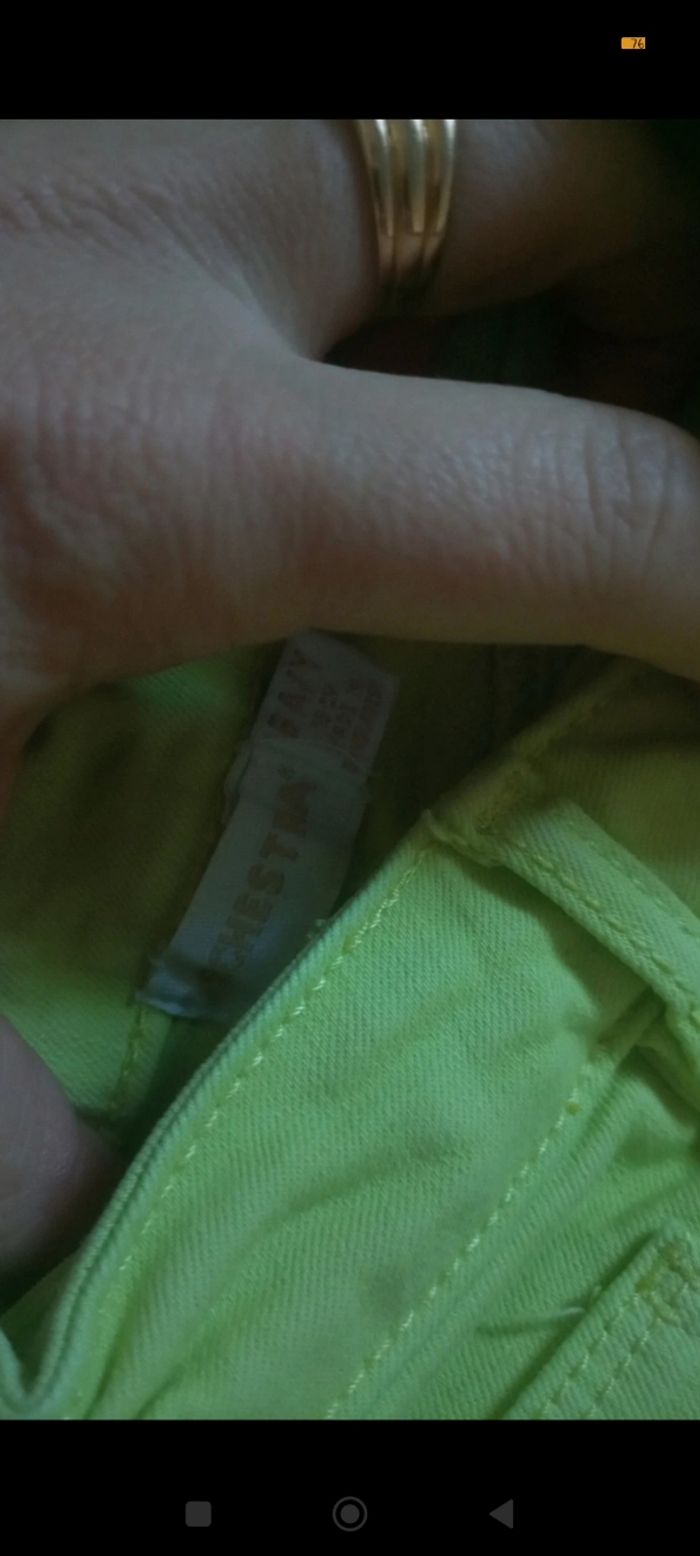 Short jean fluo - photo numéro 3