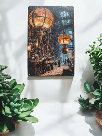 Plaque murale Steampunk