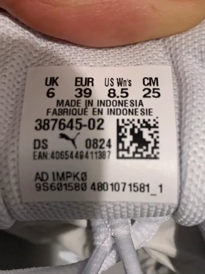 Baskets femme puma soft original blanc et argenté - photo numéro 10