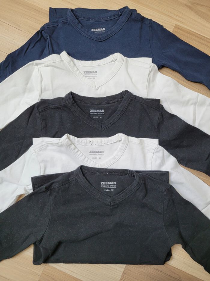 Lot t shirt manches longues