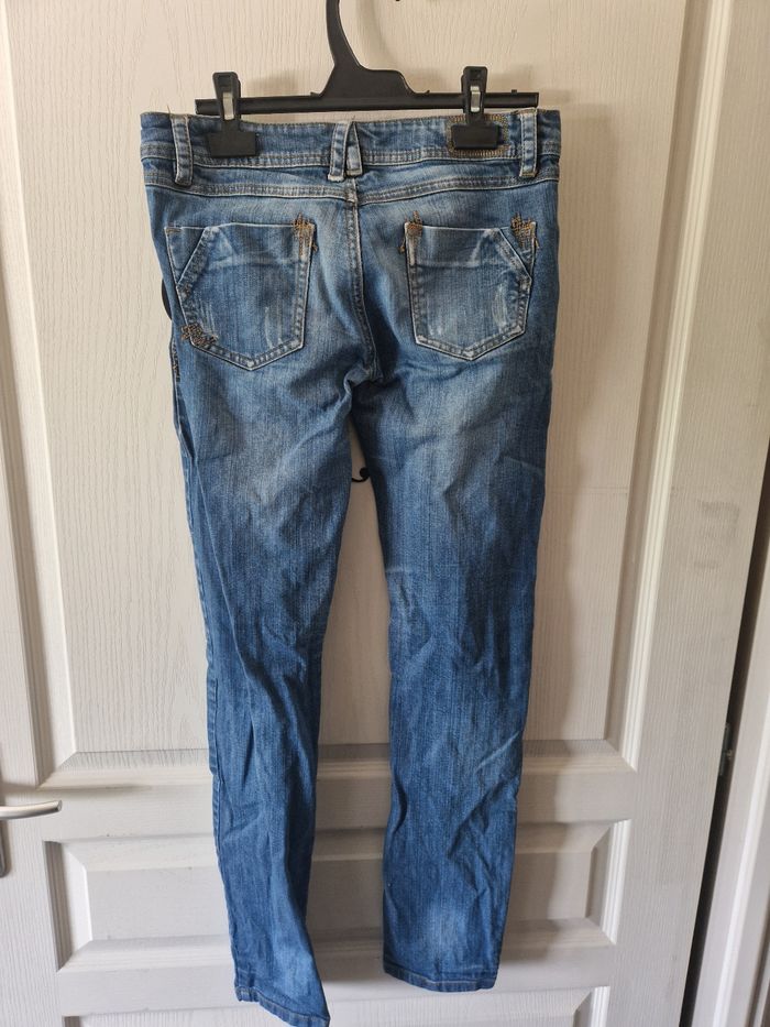 Lot de 2 jeans T 34 - photo numéro 8