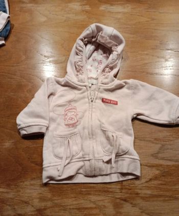 Veste zippée 1 mois