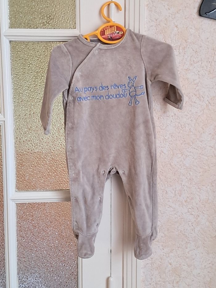 Pyjama velours 6 mois