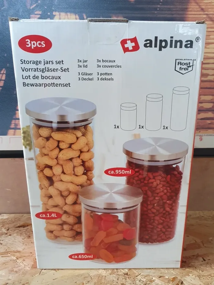 Bocaux 1,4 l /950 ml / 650 ml