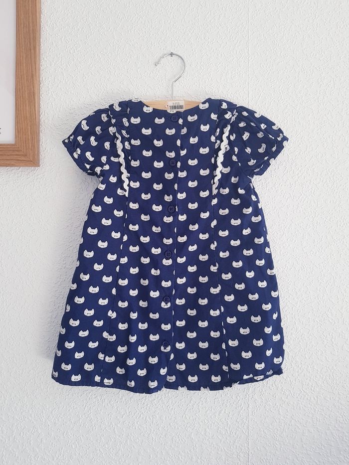 Next - Robe manches courtes - Motifs : chats (18 mois) - photo numéro 2