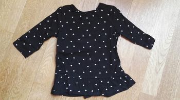 Tunique coeur à volants