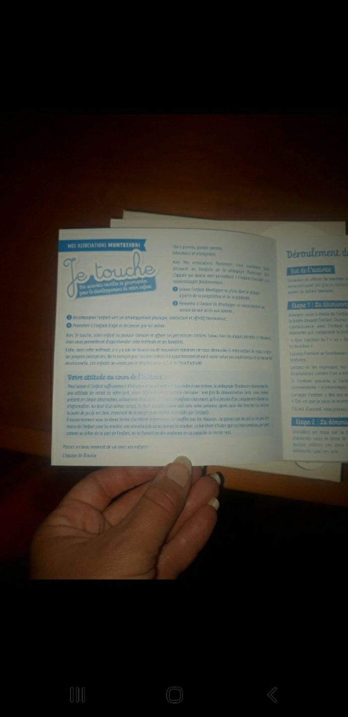 Mes associations Montessori, je touche - photo numéro 5