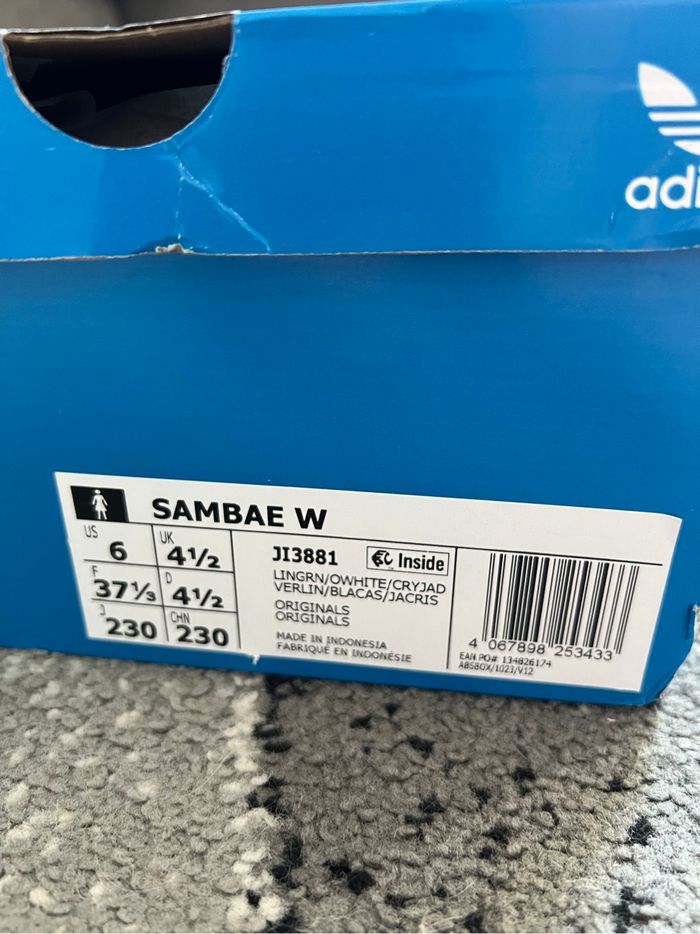 Adidas Sambae Linen Green Gum - photo numéro 9