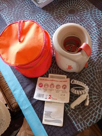 Chauffe biberon de voyage express 60 secondes tigex