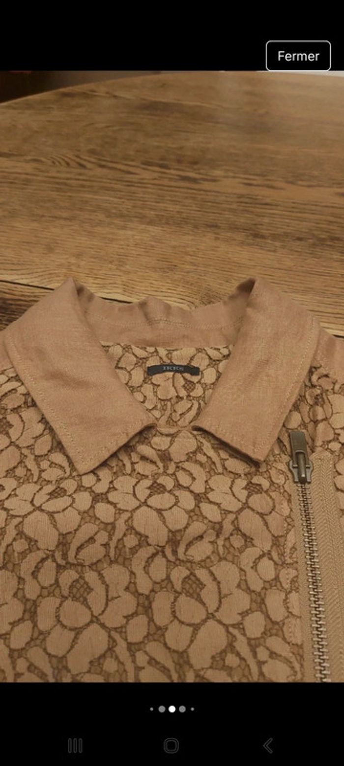 Veste style perfecto IKKS T 38 Lin/coton - photo numéro 10