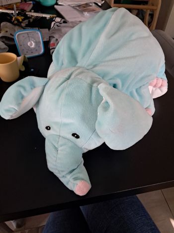 Peluche éléphant d'occasion