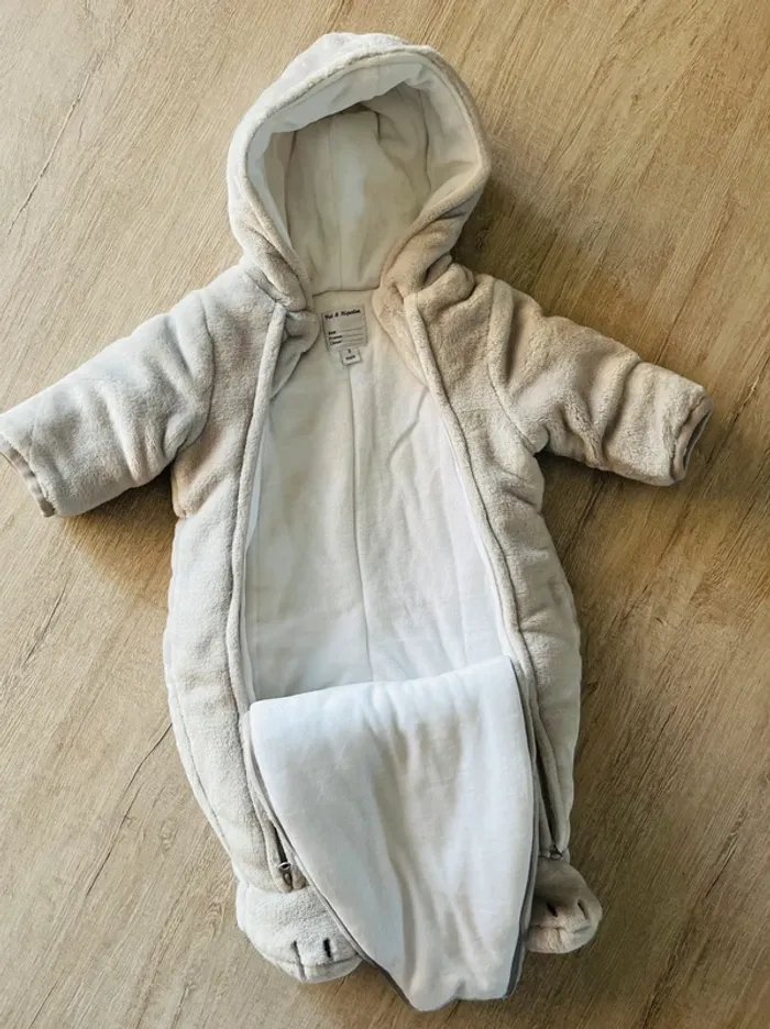 Combinaison pilote neuve bébé mixte velours pat et ripaton - photo numéro 4