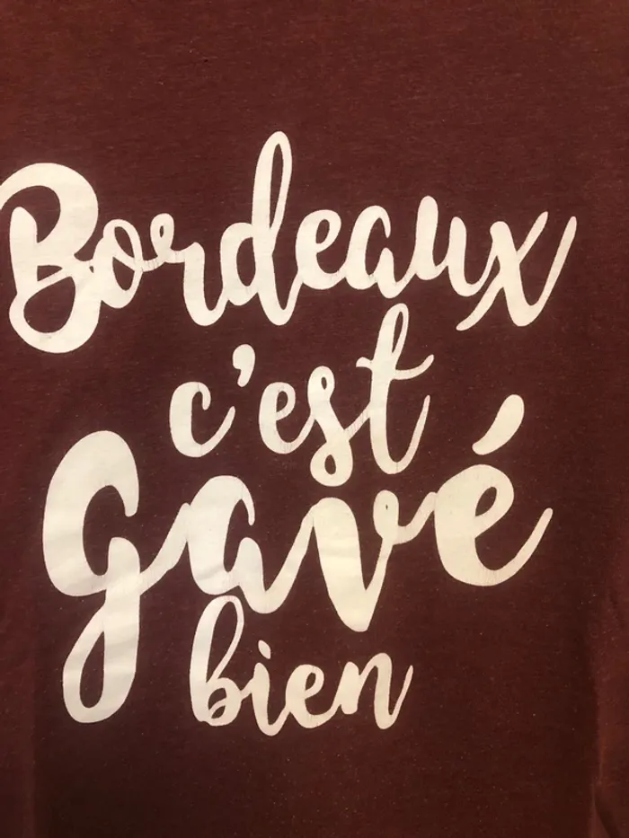 Tee-shirts Bordeaux - photo numéro 2