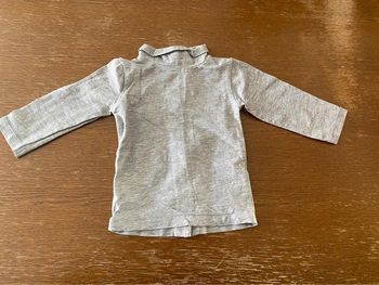 T-shirt col roulé gris