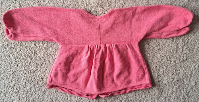 Gilet rose DPAM taille 3 mois - photo numéro 2