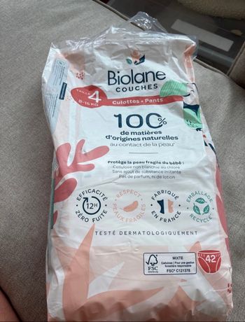 Paquet de couches Biolane