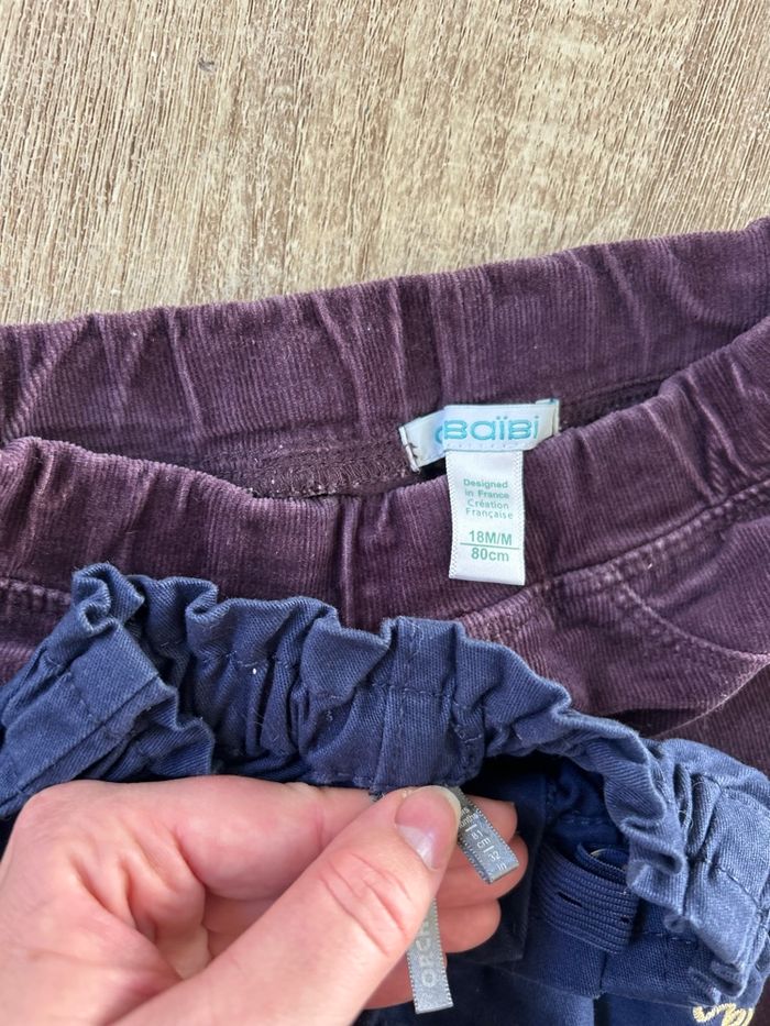 2 jeans bébé fille - photo numéro 2