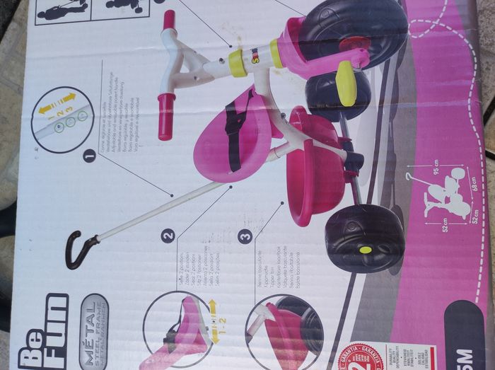 Tricycle, vélo 2 en 1 smoby
Be Fun - photo numéro 10