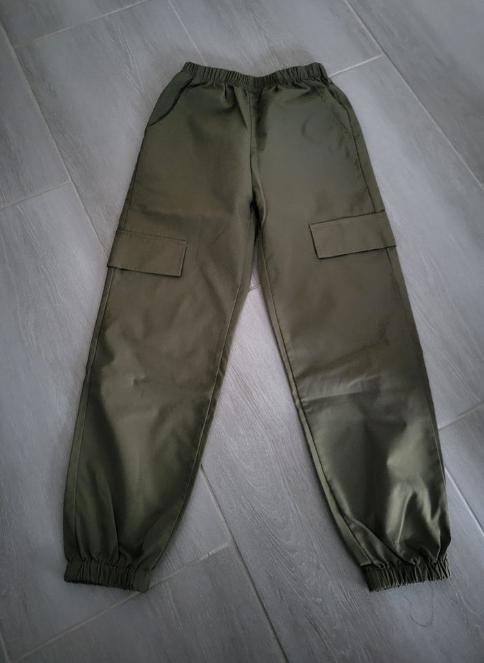 Pantalon cargo fin