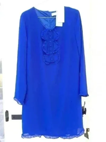 Magnifique robe chic bleue taille 40 Anany