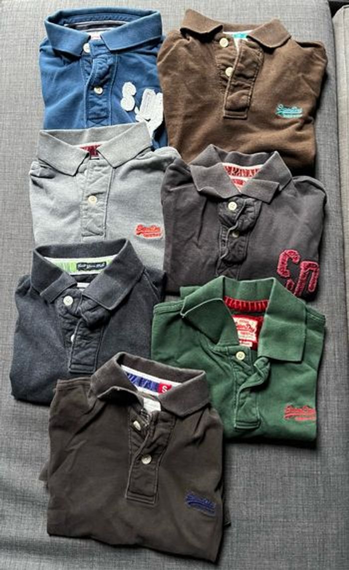 Polo SuperDry vert. S - photo numéro 4